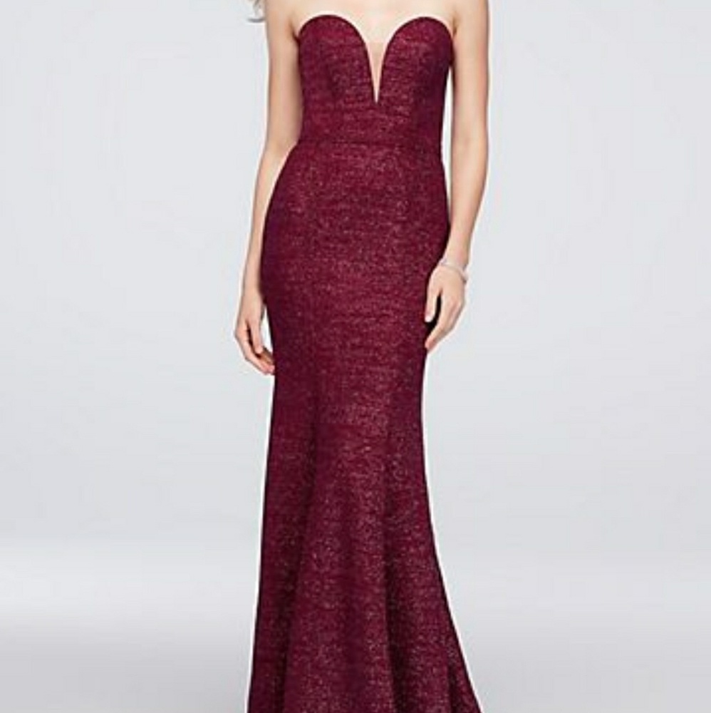 long red prom dress